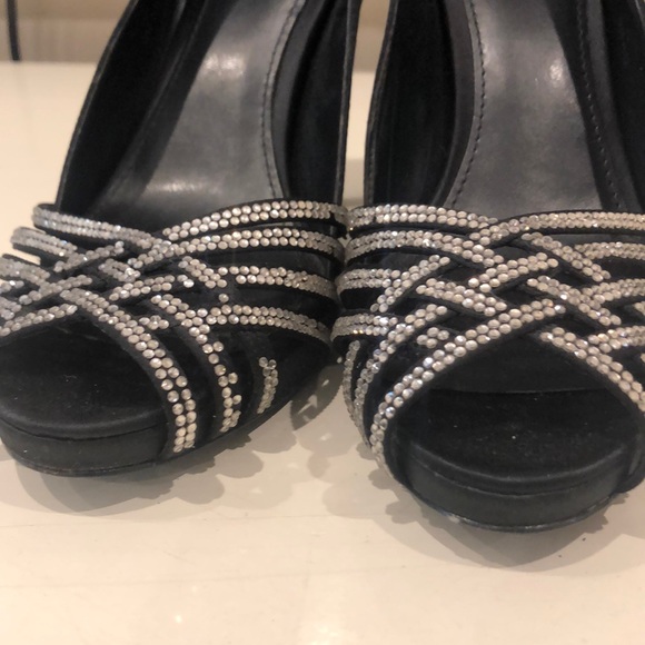 Ralph Lauren crystal runway evening shoe - Picture 1 of 7
